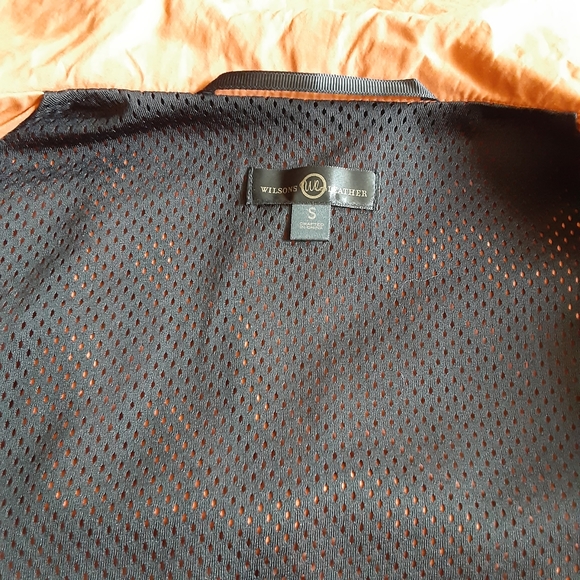 VTG Orange Trench - Wilson's Leather - Picture 4 of 7